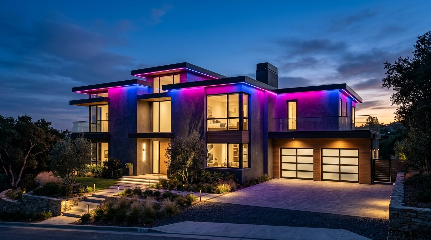 Modern Accent Eave Lighting